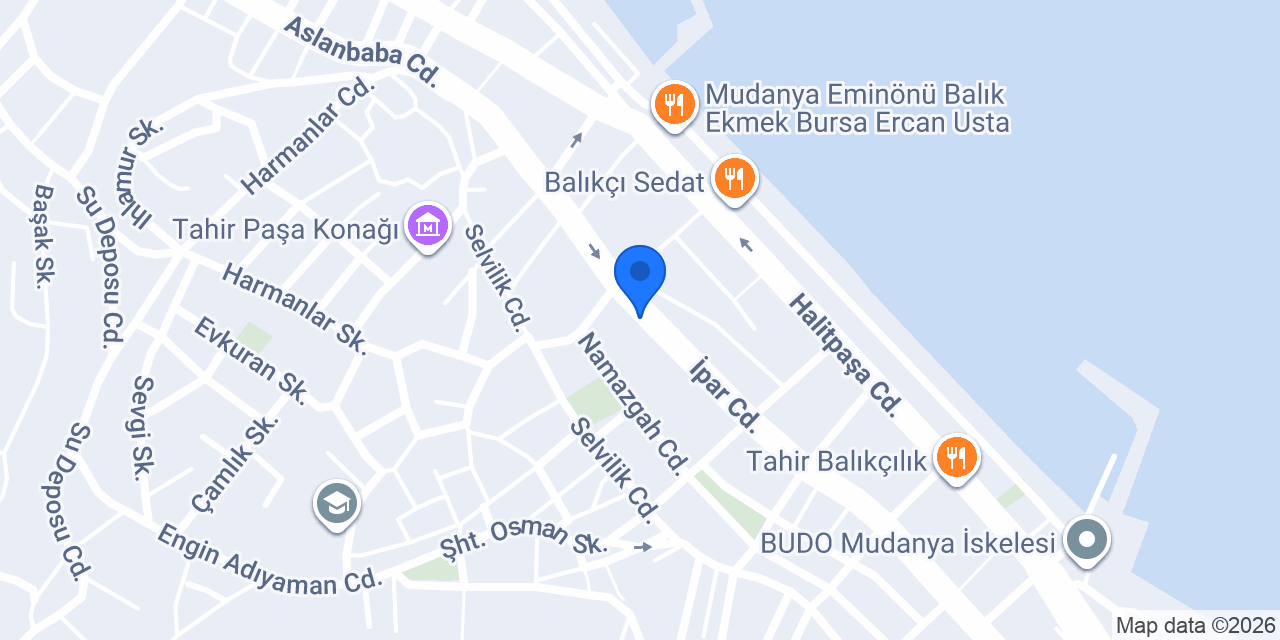 Kırtasiye Merkezi Mudanya konumu