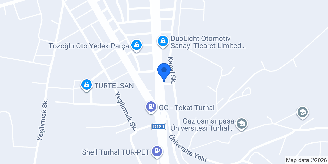 Bakıroğlu Özel Servis konumu