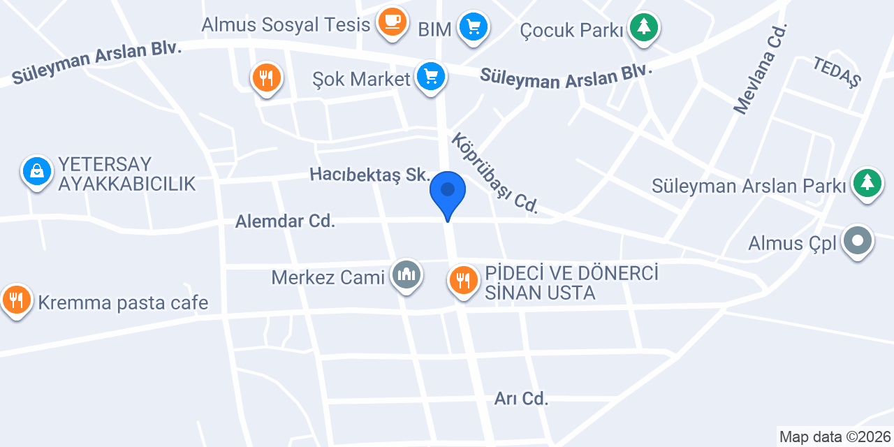 Ebru Cafe konumu