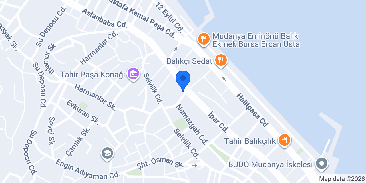 Tek Kristal Mudanya konumu