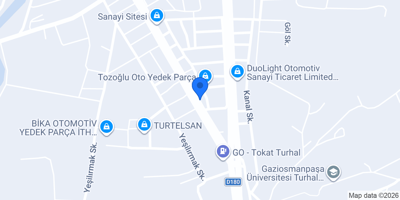 Batuhan oto lastik konumu