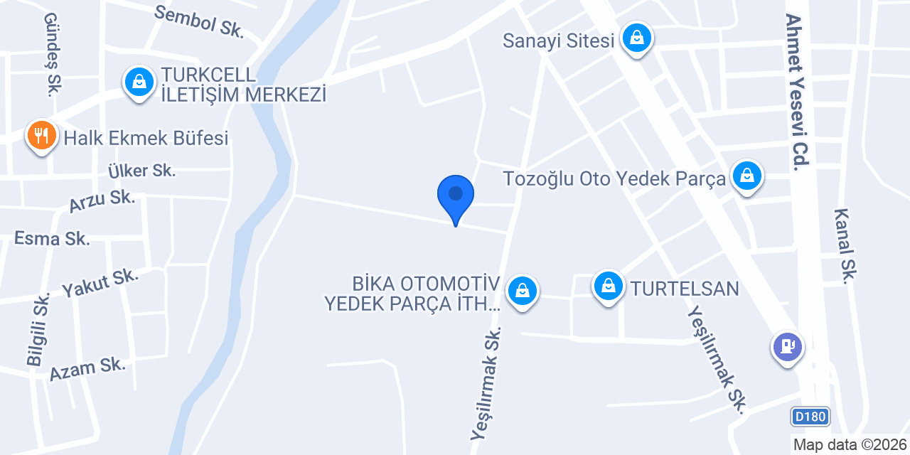 AKKAN Konteyner & Prefabrik konumu