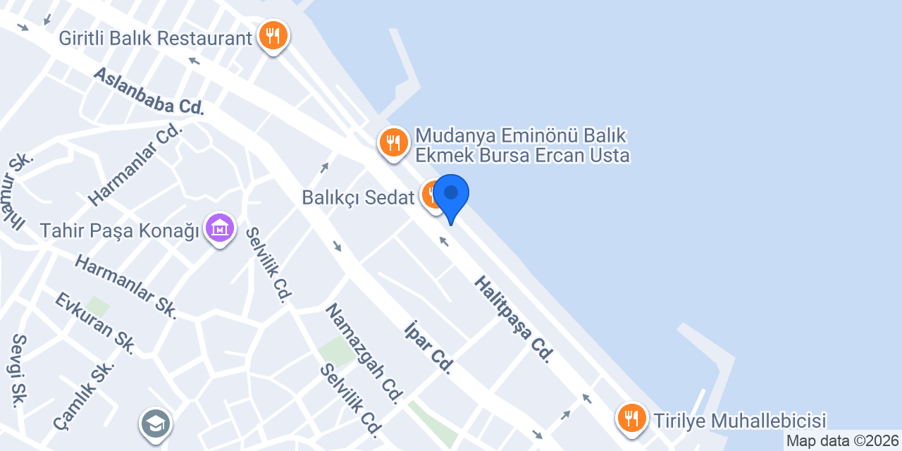 Mudanya Balik Lokantasi konumu