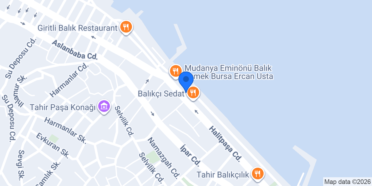 Pavurya Balik Restaurant konumu