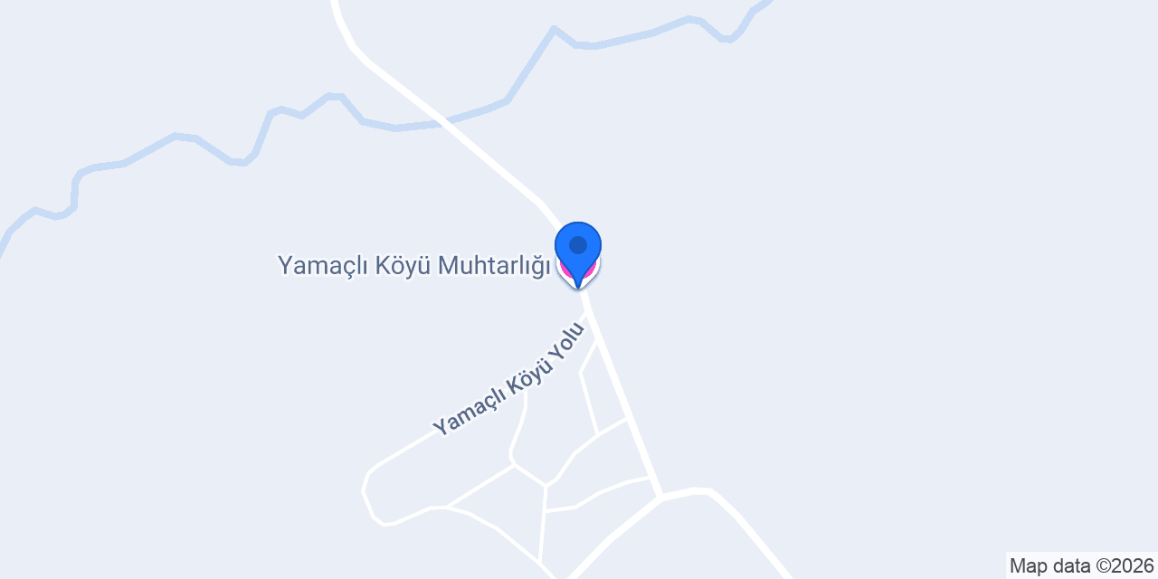 Yamaçlı Köyü Muhtarlığı konumu