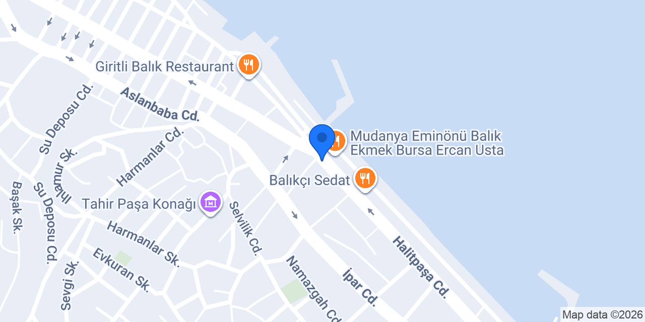 Akbank Mudanya Şubesi konumu