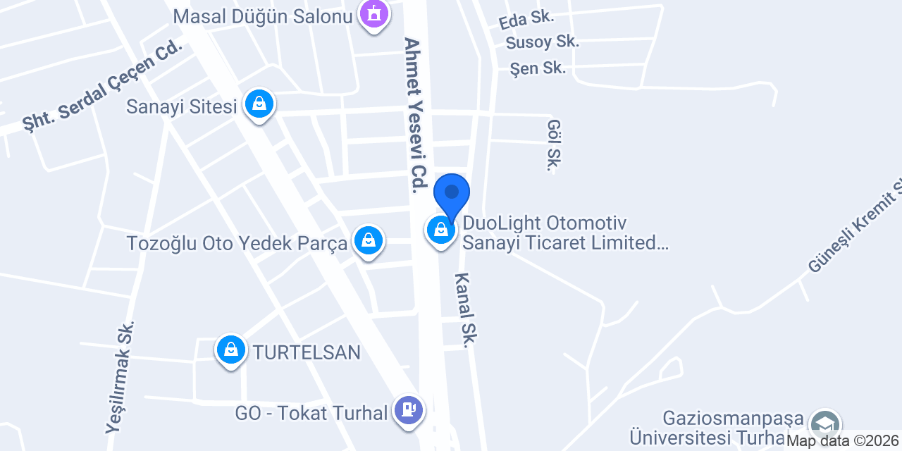 Bilgiç Mobilya Mutfak Banyo konumu