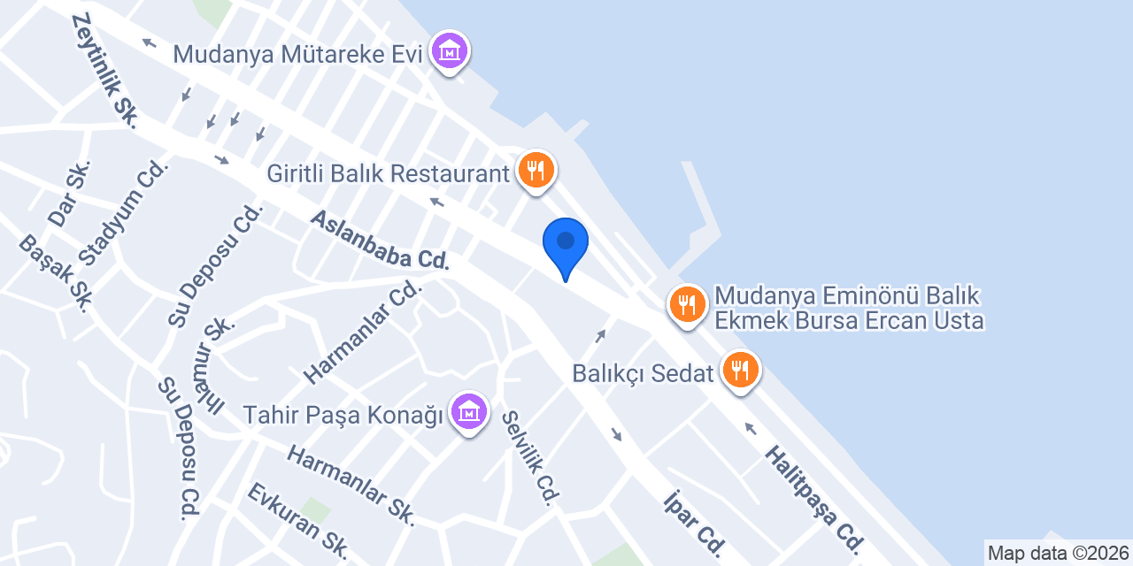 ERDEM PİDE MUDANYA konumu