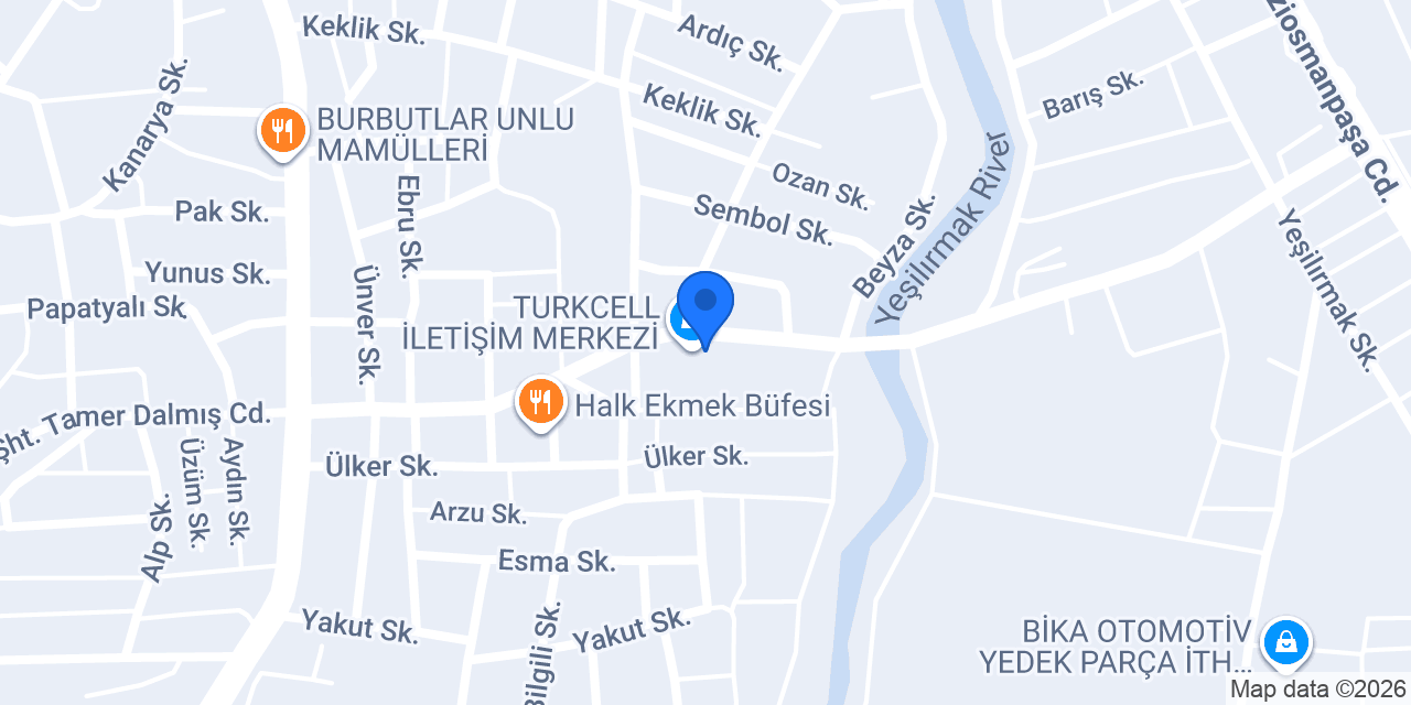 SAATÇİLER OTOMOTİV konumu
