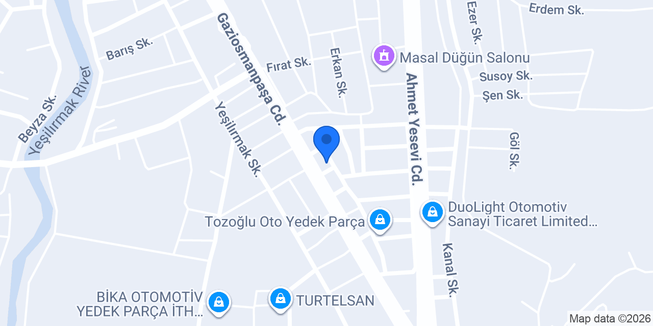 SAGLAM OTO SERVİS konumu
