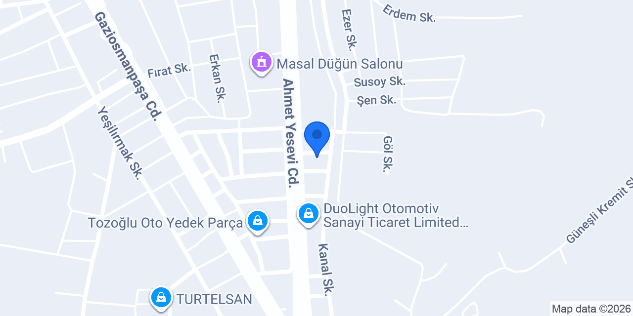 SUSOY OTO LASTİK konumu