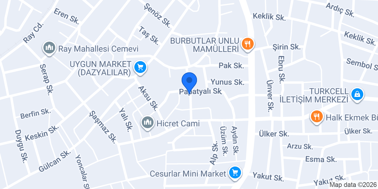 Kardelen halı yıkama konumu