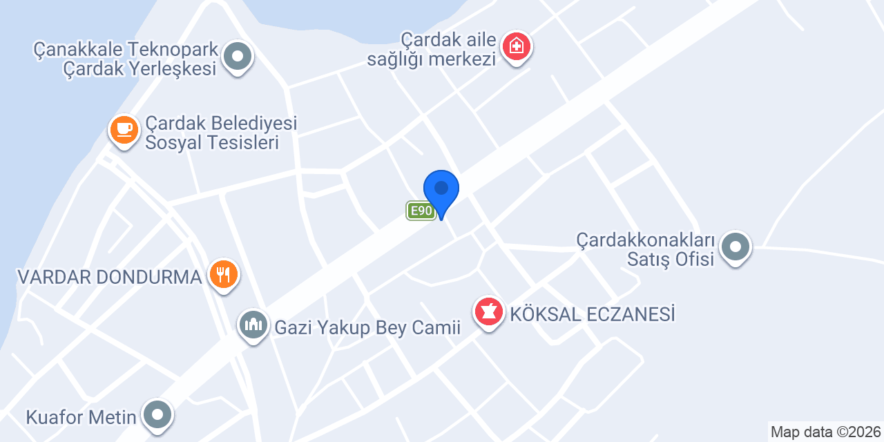 Çardak Alo Lastik - Hüseyin Usta konumu