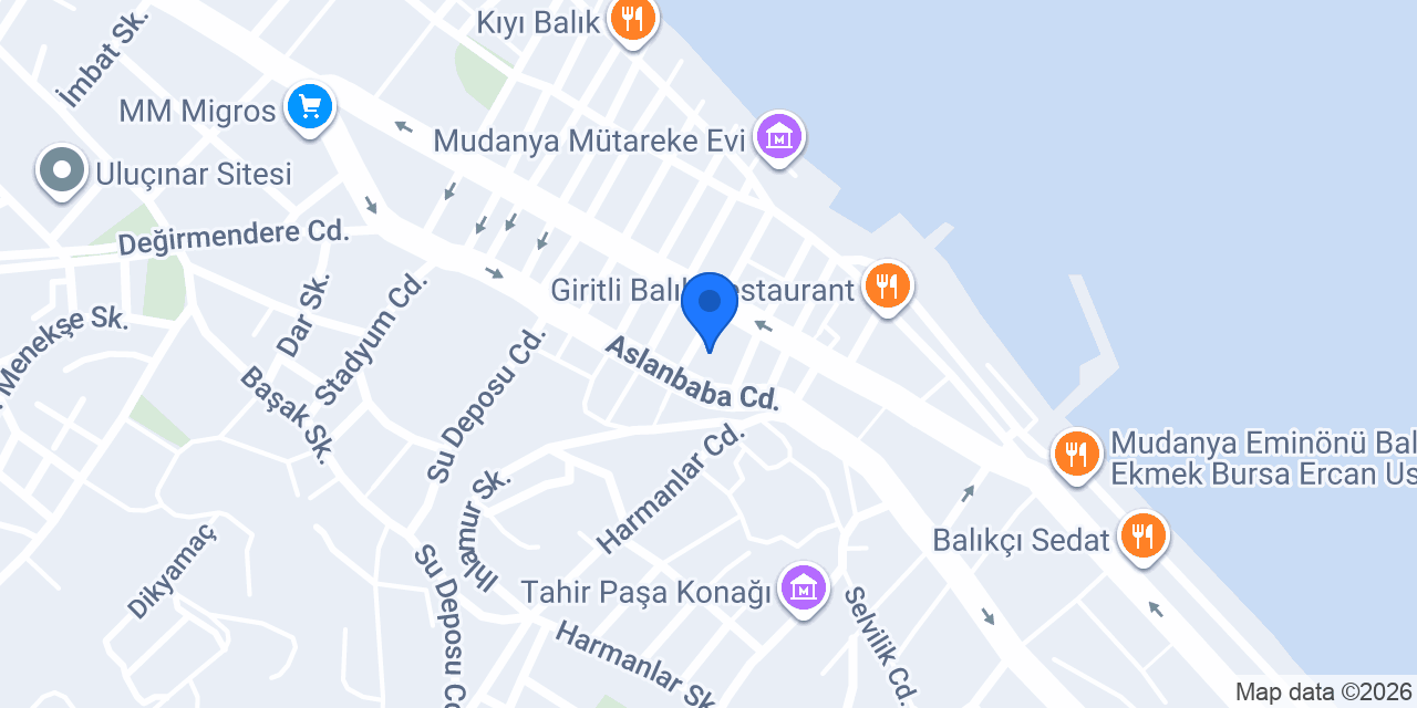 Şartel Cafe & Fastfood konumu