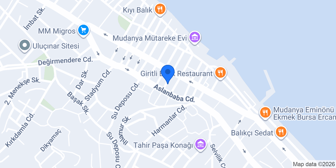 İlgi Sürücü Kursu konumu