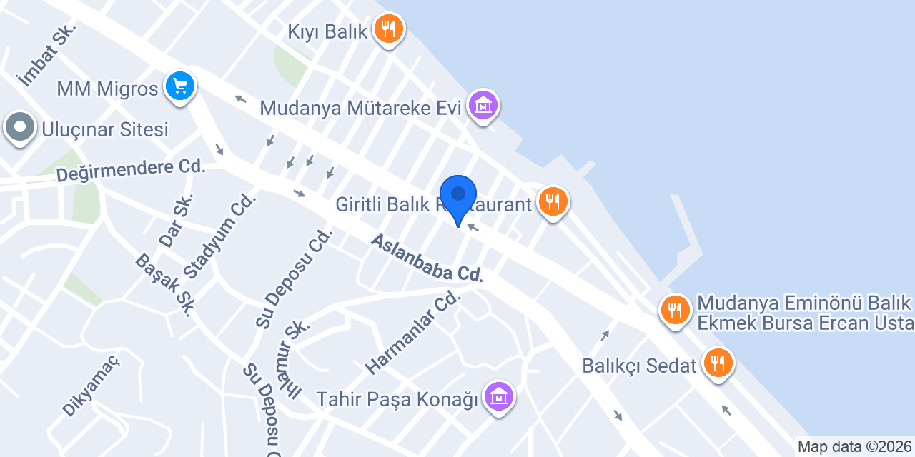 Mudanya Eczanesi konumu