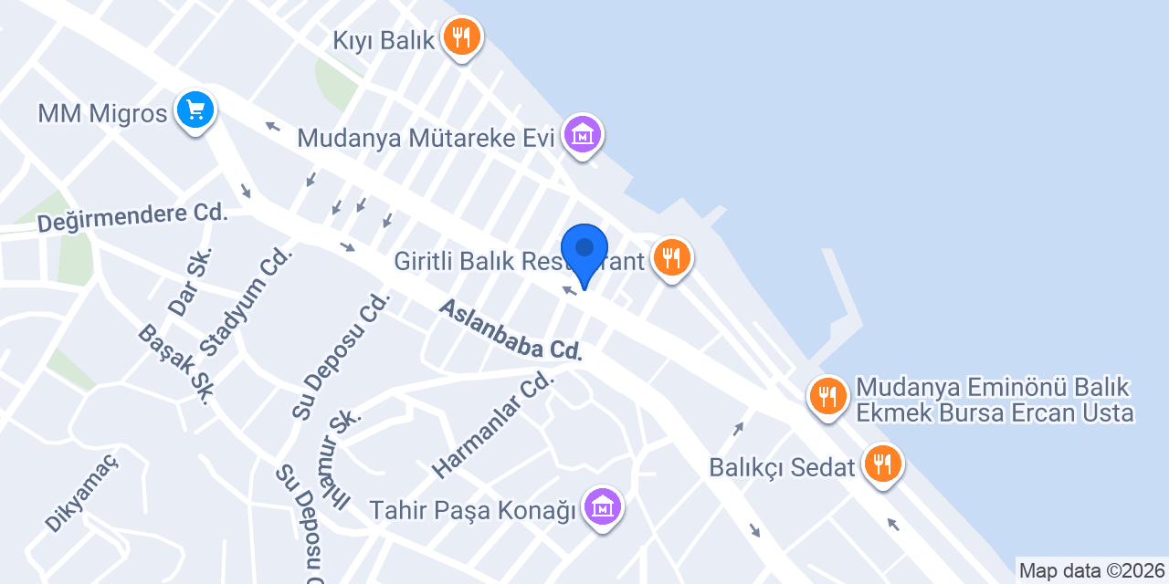 Bursa Köftecisi konumu
