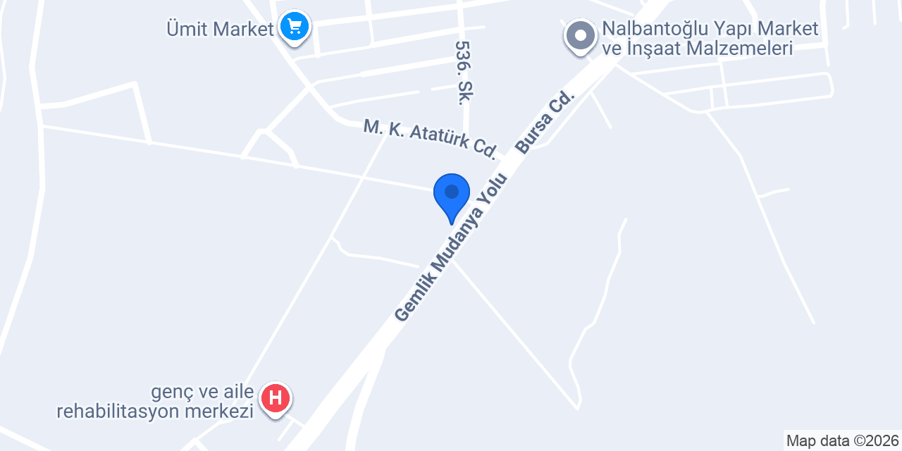 Tokaç Plaj Evleri 1 konumu