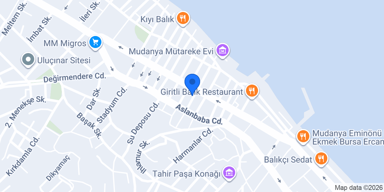 Taşdelen Apart Pansiyon konumu