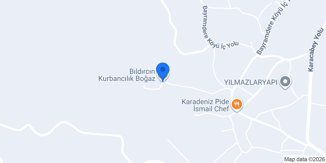 Bıldırcın Kurbancılık Boğaz konumu
