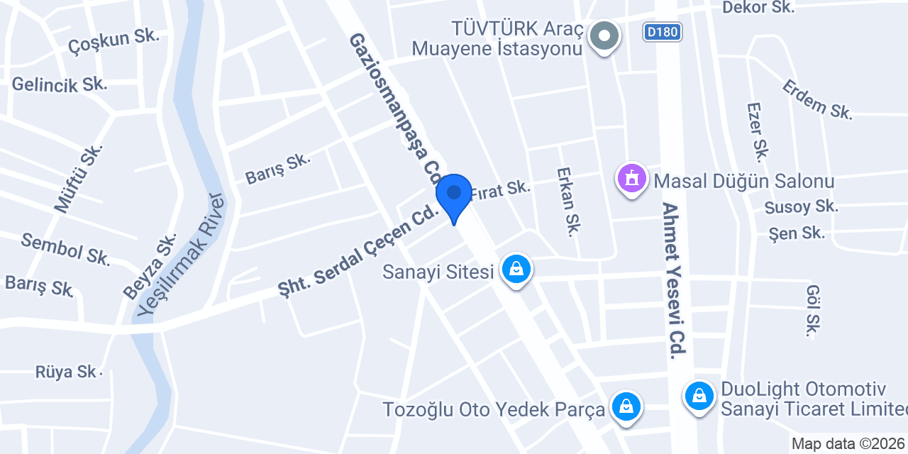 Seda Mobilya & Dekorasyon konumu