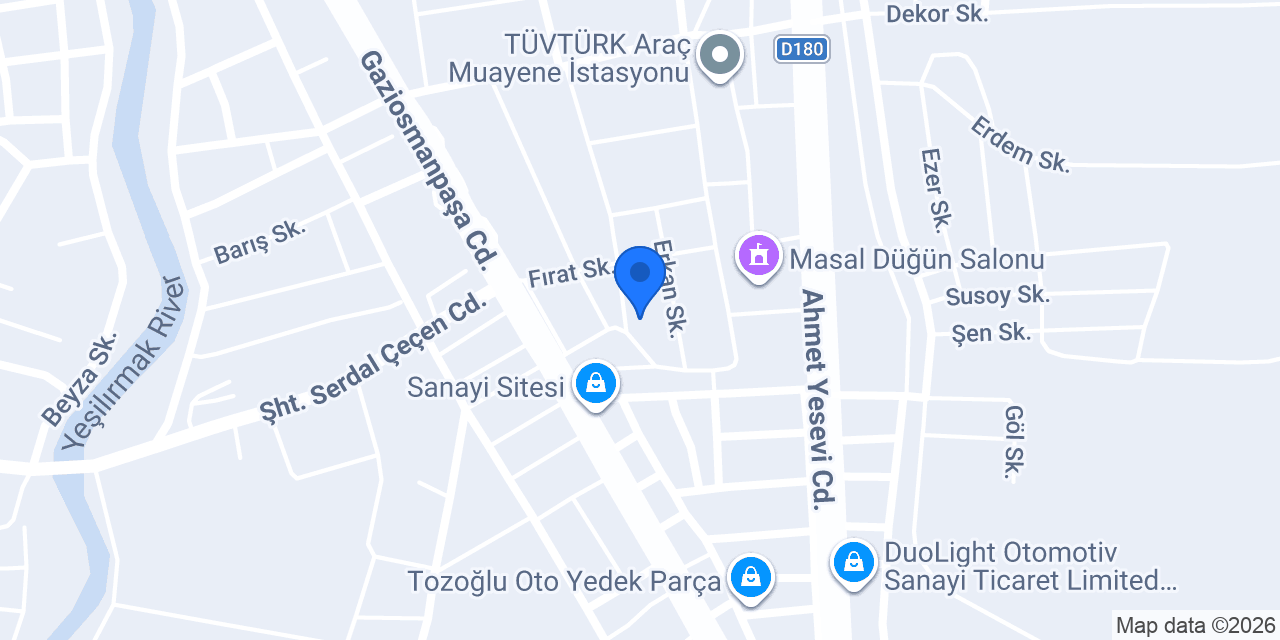 AYHAN OTO YEDEK PARÇA konumu