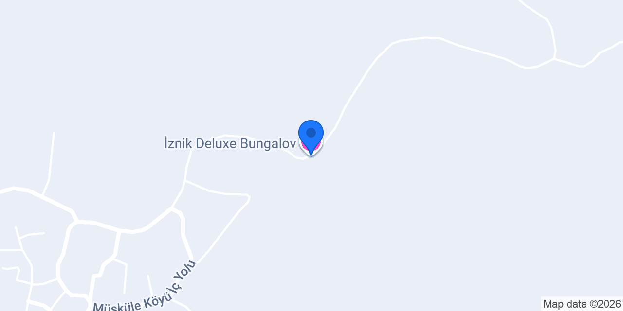 İznik Deluxe Bungalov konumu