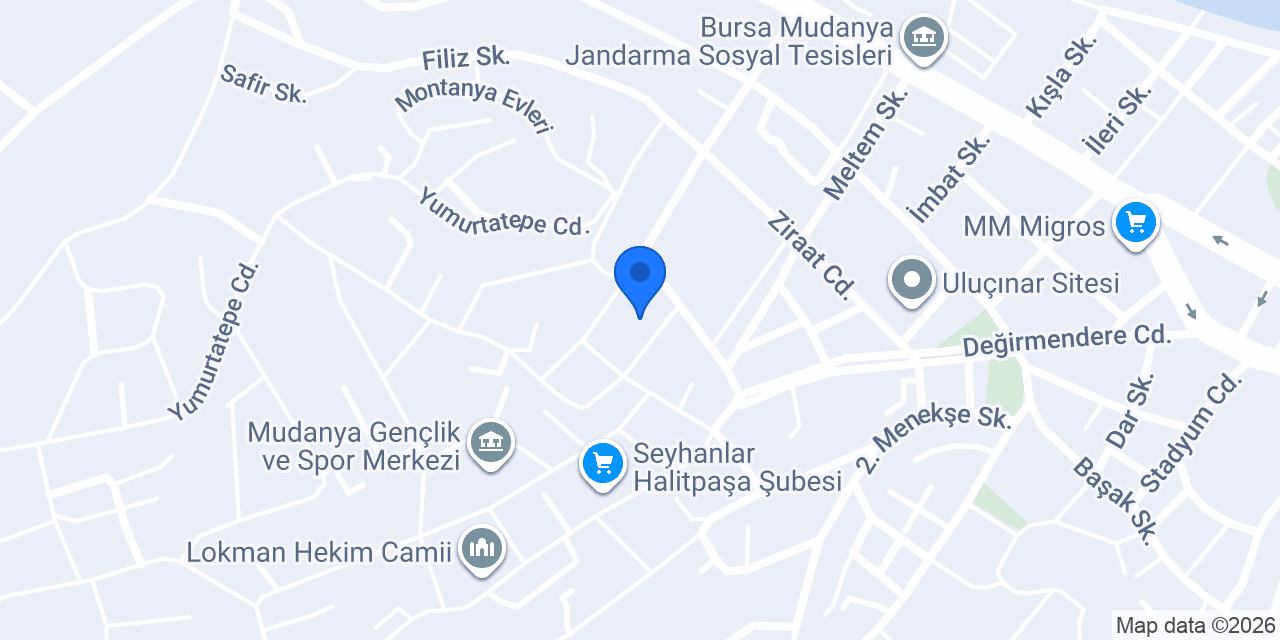 Mudanya Tadilat konumu