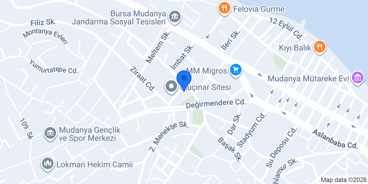 Melek Kirtasiye konumu