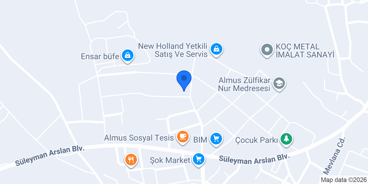 AKYÜREK MOBİLYA konumu