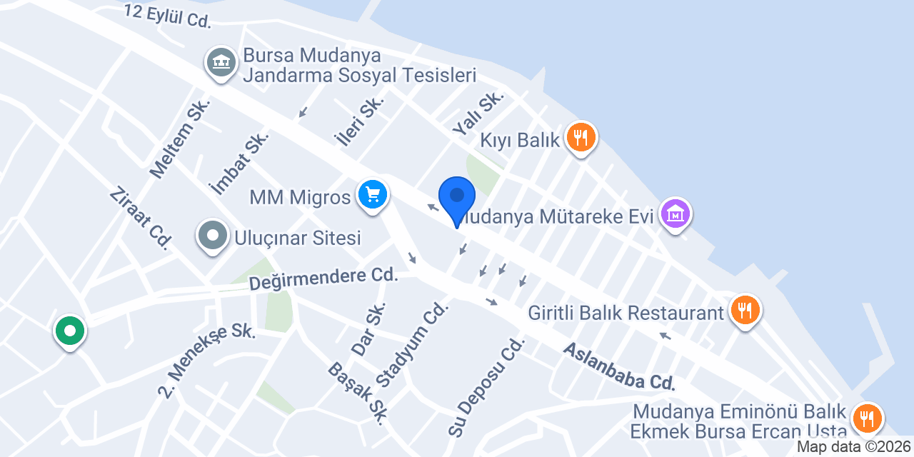 AVM 58 MUDANYA EV KONSEPT konumu