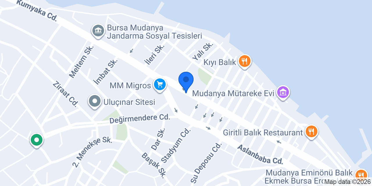 Beko Mudanya konumu