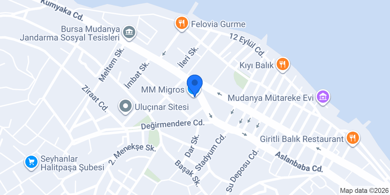 MM Migros konumu