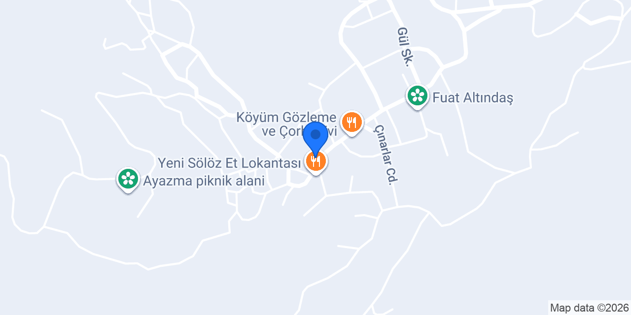 Sölöz Belediyesi konumu