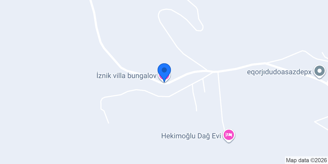 İznik villa bungalov konumu