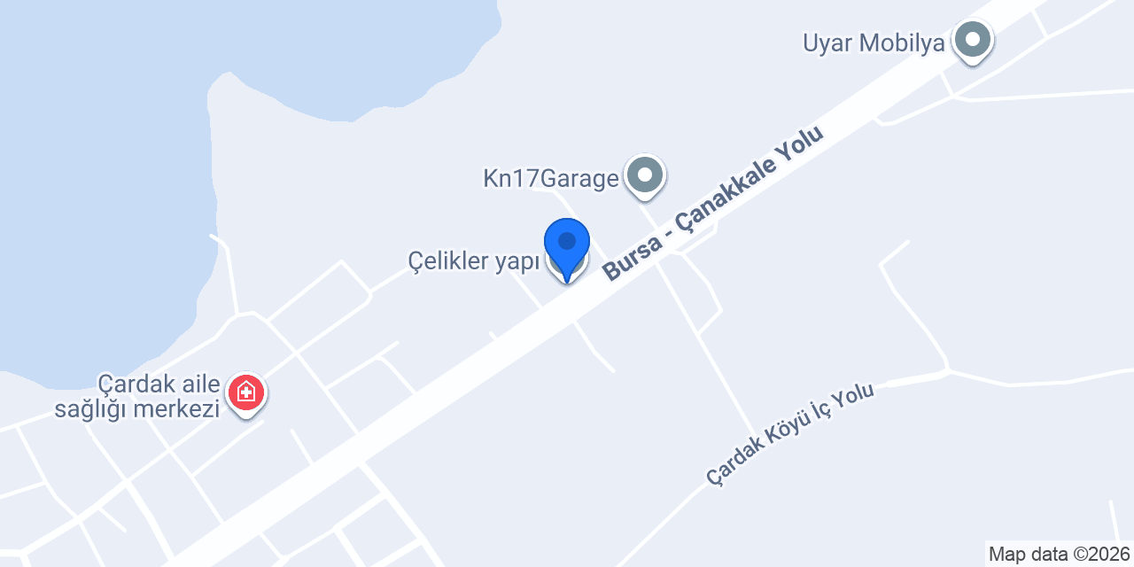Çelikler yapı konumu