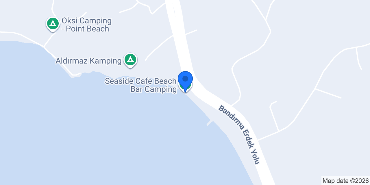 Seaside Cafe Beach Bar Camping konumu
