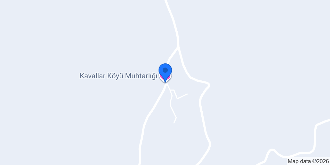 Kavallar Köyü Muhtarlığı konumu