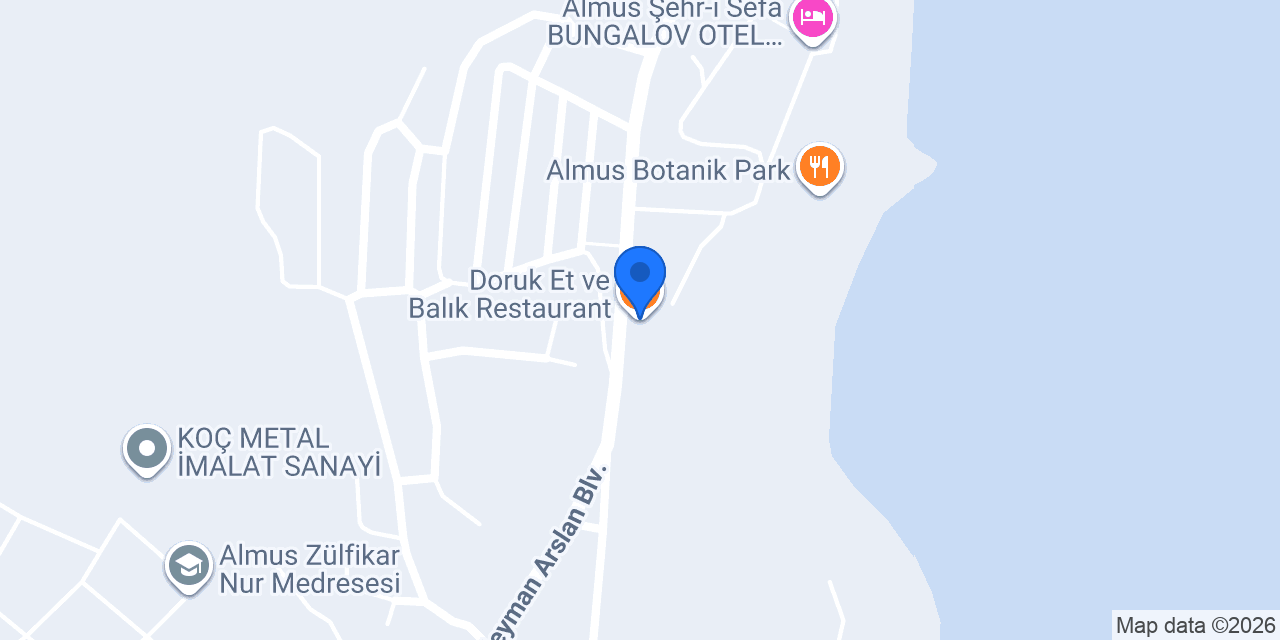 Doruk Et ve Balık Restaurant konumu
