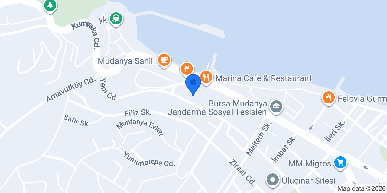 Beef Burger Mudanya konumu