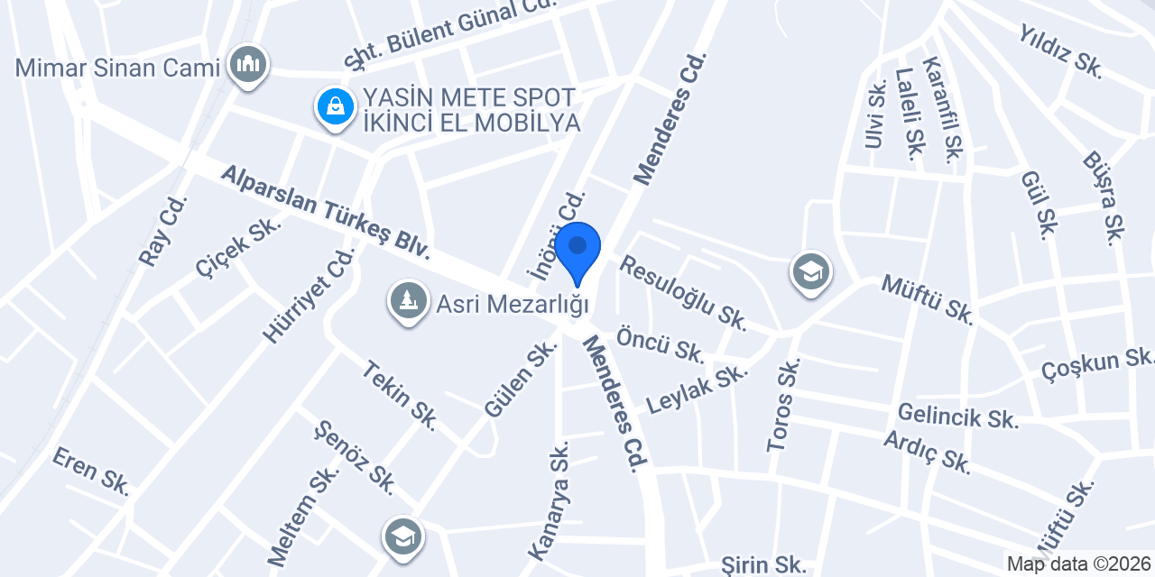 KASAP EVREN konumu