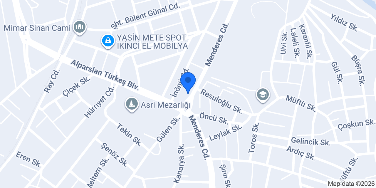 Dursunlar Mobilya konumu
