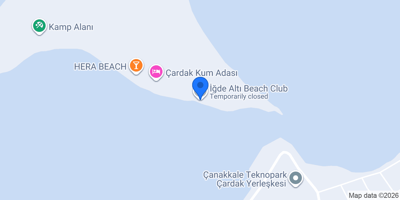 İğde Altı Beach Club konumu