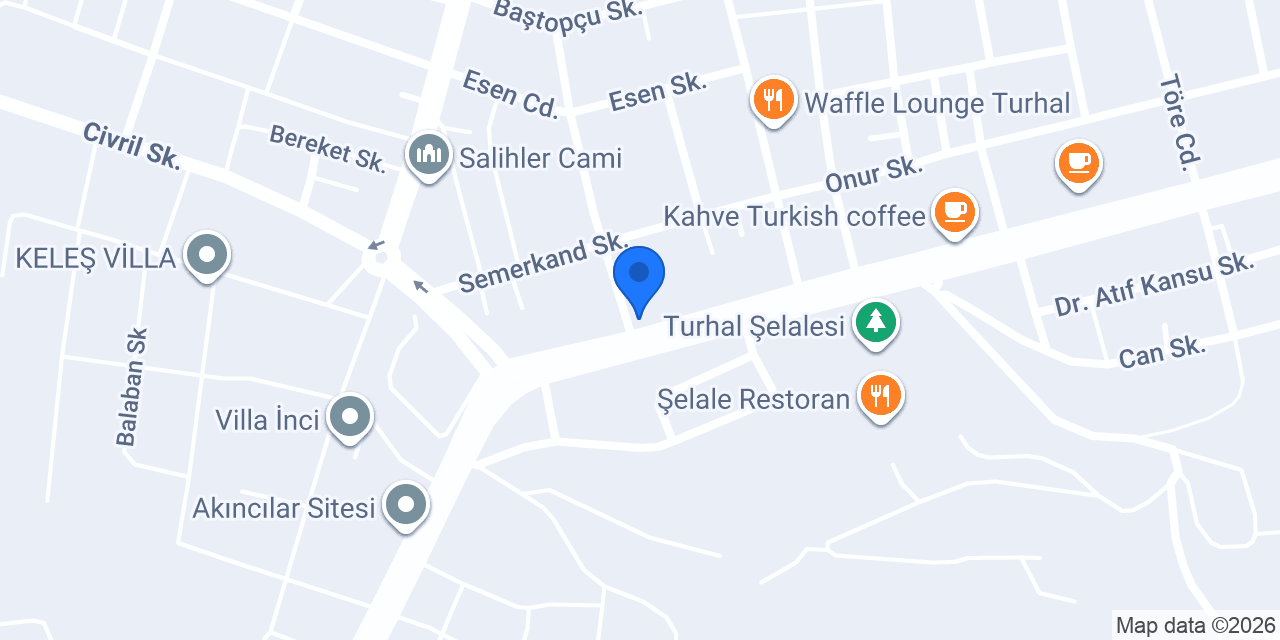Turhal Masaj Salonu konumu