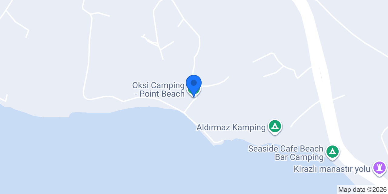 Oksi Camping - Point Beach konumu