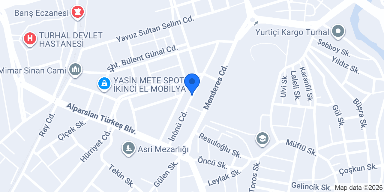 Eroğlu Veteriner Kliniği konumu