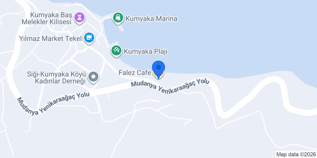 Falez Cafe konumu
