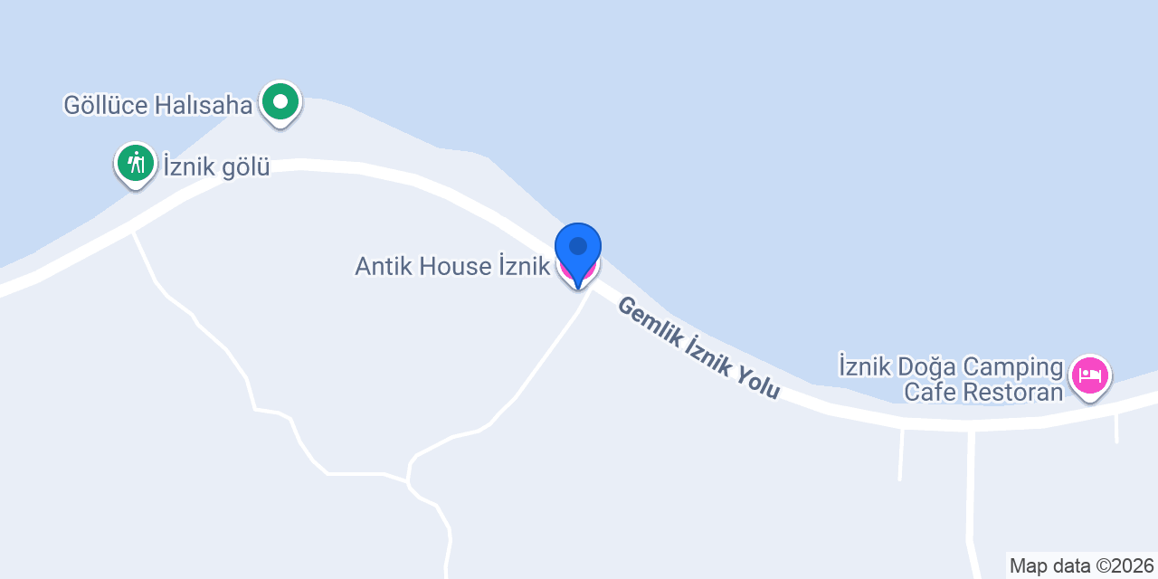 Antik House İznik konumu