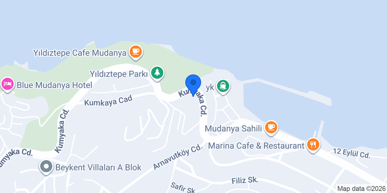 Mudanya Bodrum - Balık ve Et Restoranı konumu