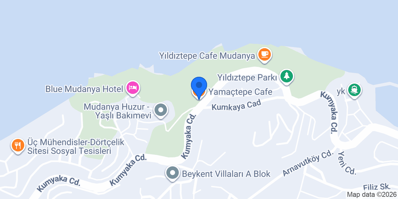 Yamaçtepe Cafe konumu